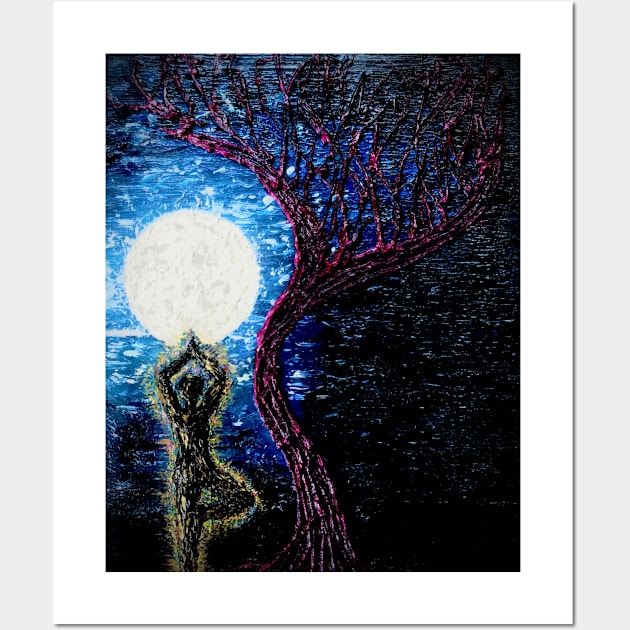 Full moon energy Wall Art by ArtbiteCrafts